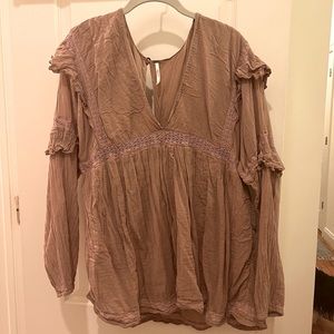 Free People Seashell Skort Romper